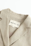 SWAYING/KNIT linen loose suit SW23AW1T69 linen